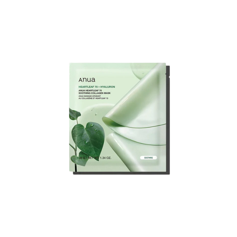 Heartleaf 70 Soothing Collagen Mask Anua France