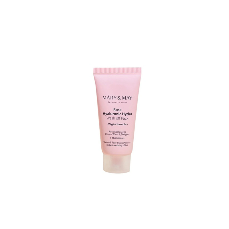 Vegan Rose Hyaluronic Hydra Wash Off Pack Mary&May France