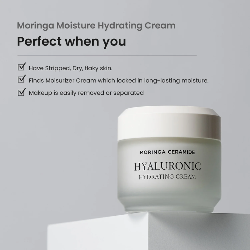 Moringa Ceramide Hyaluronic Hydrating Cream Heimish France