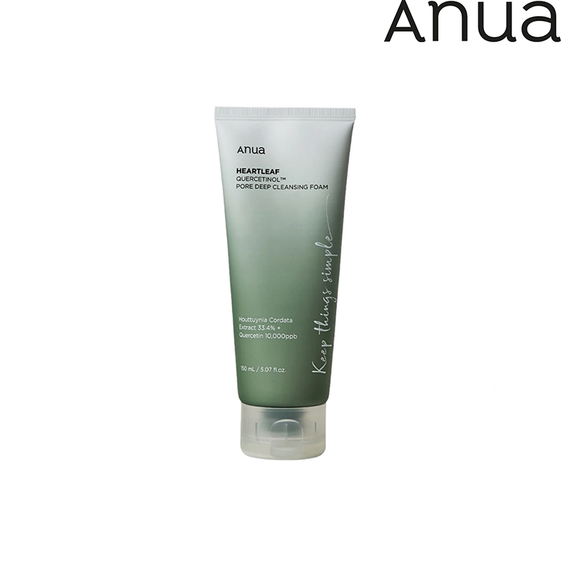Anua Heartleaf Quercetinol Pore Deep Cleansing Foam France kbeauty