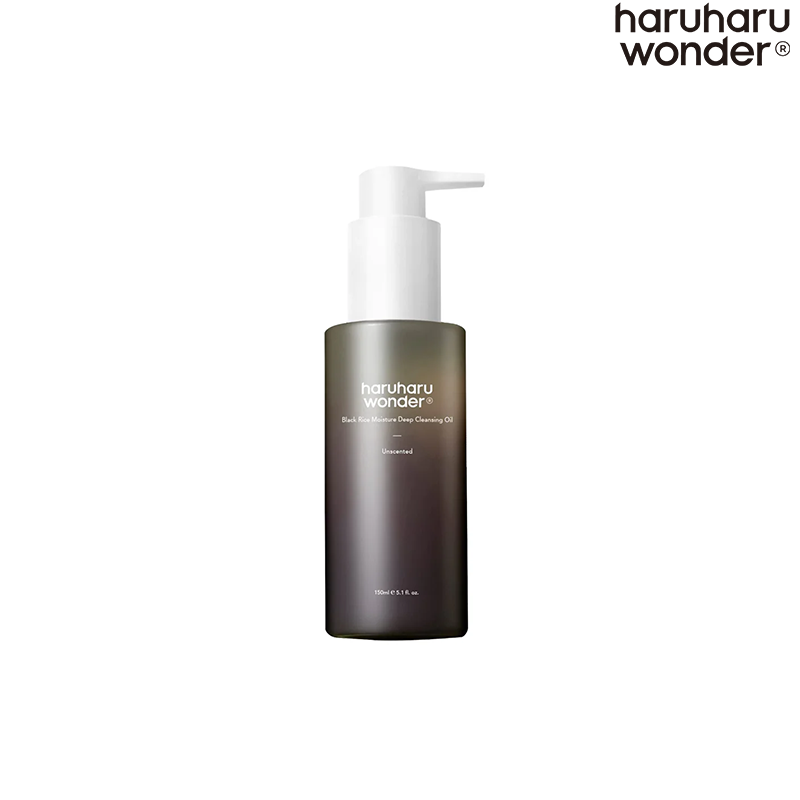 Haruharu Wonder Black Rice Moisture Deep Cleansing Oil France kbeauty