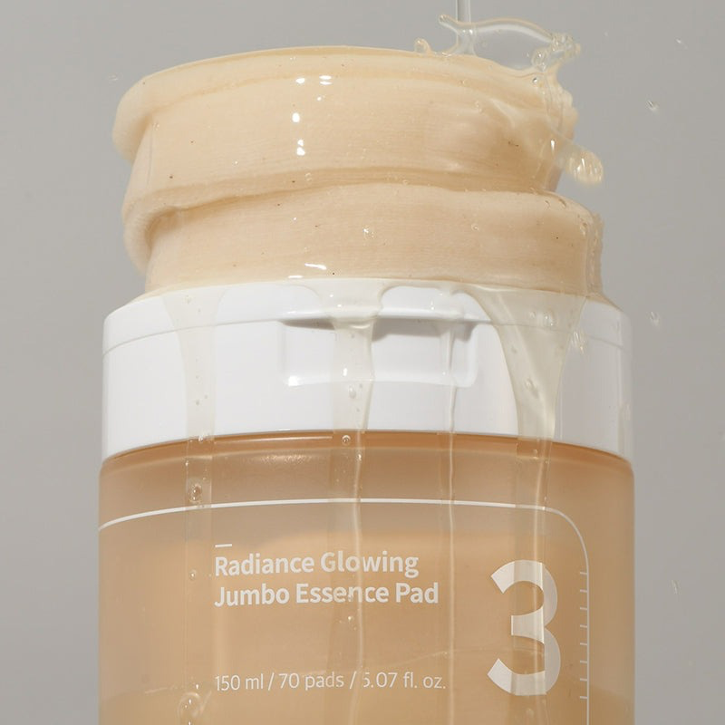 No. 3 Radiance Glowing Jumbo Essence Pad - Illuminating Facial Flakes