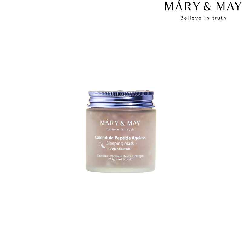 Mary&May Calendula Peptide Ageless Sleeping Mask France Kbeauty