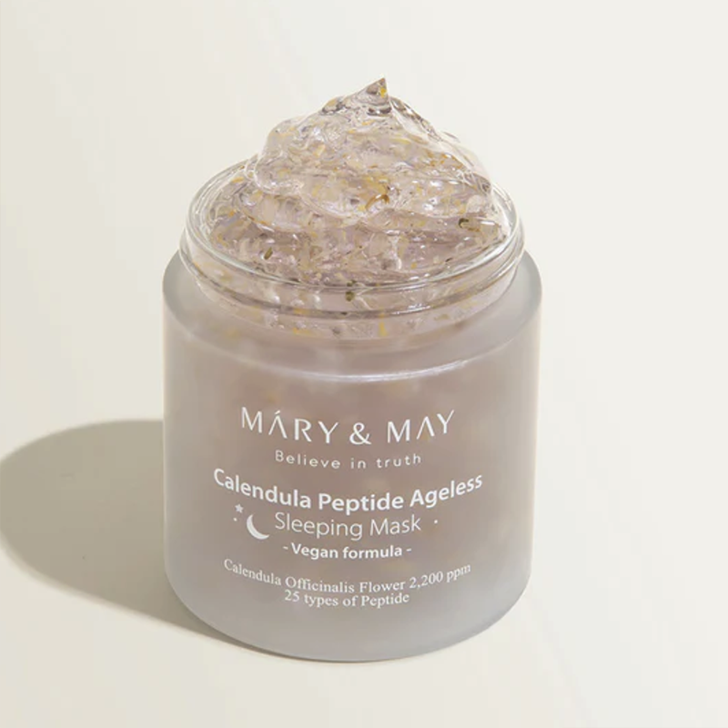 Mary&May Calendula Peptide Ageless Sleeping Mask France Kbeauty