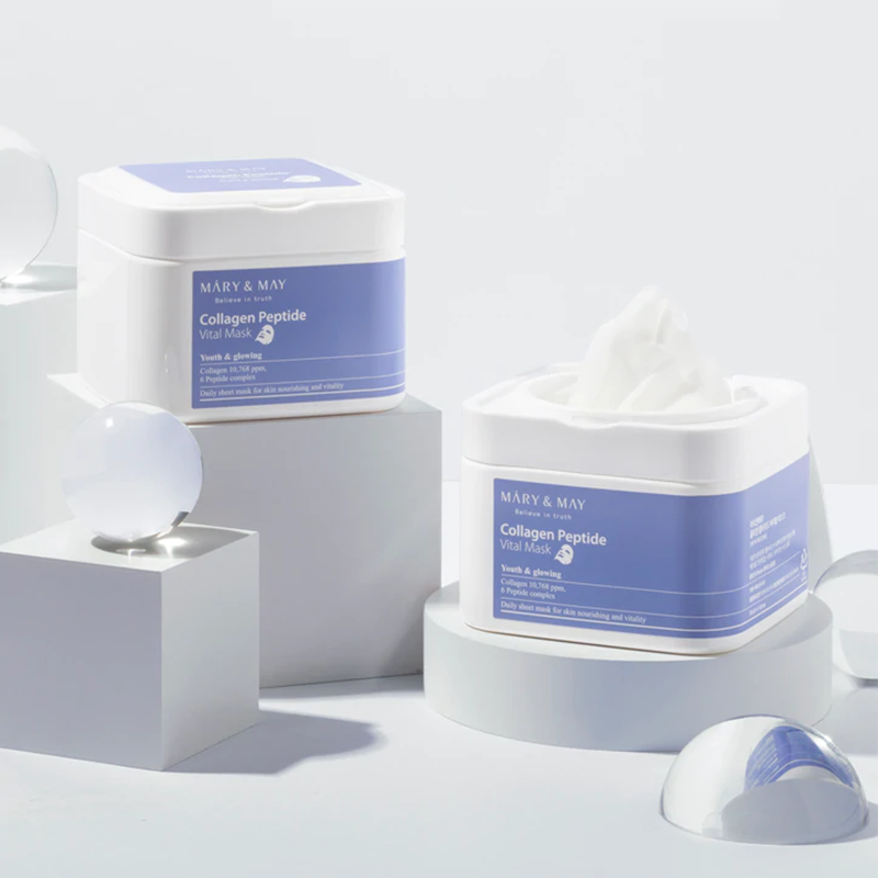 Mary&May Collagen Peptide Vital Mask France Kbeauty