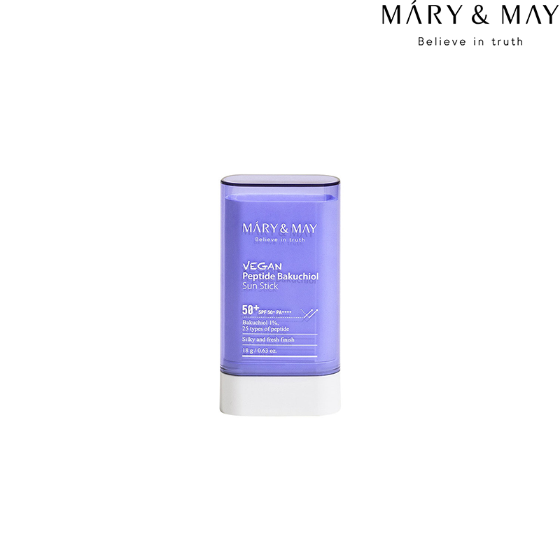 Mary & May Vegan Peptide Bakuchiol Sun Stick France kbeauty