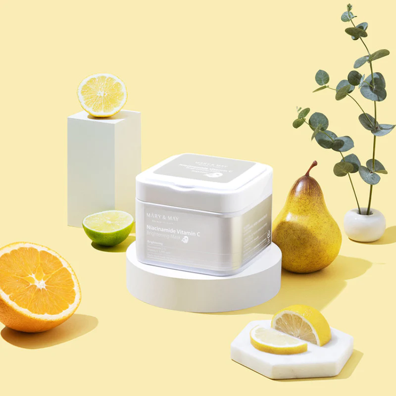 Mary & May Niacinamide Vitamine C Brightening Mask France kbeauty