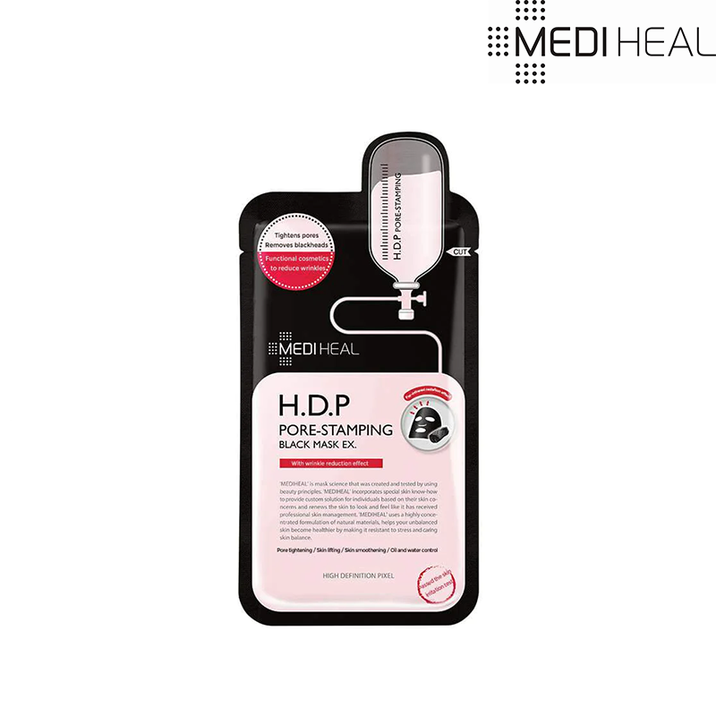 Mediheal H.D.P Pore-Stamping Black Mask EX.