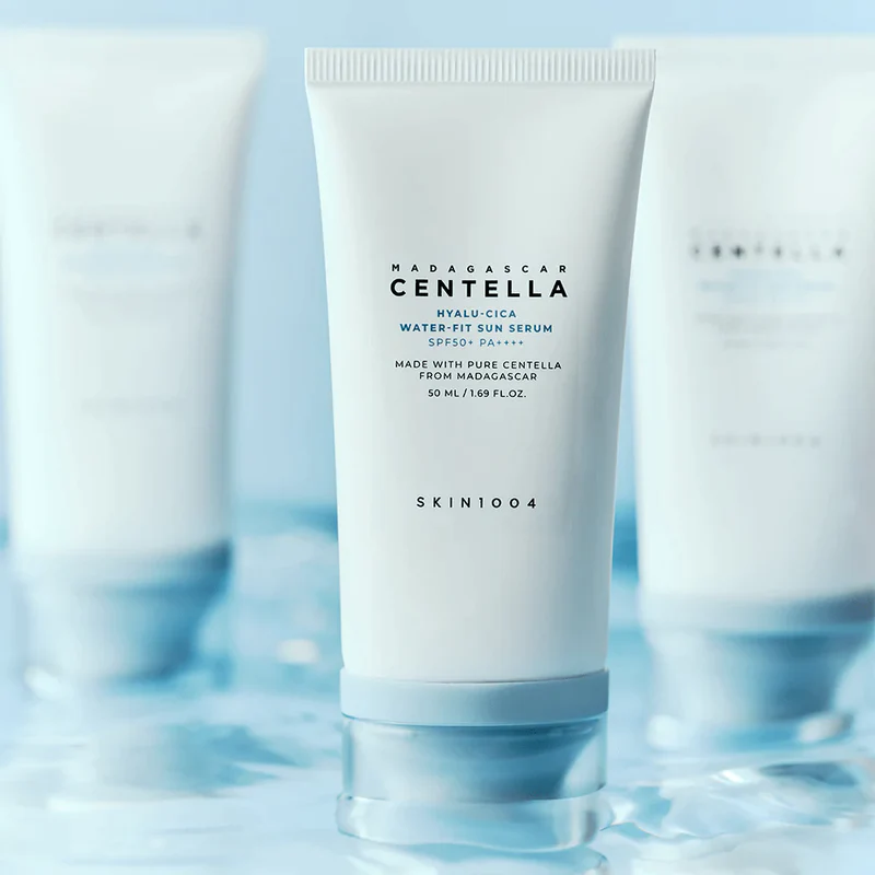 Skin 1004 Madagascar Centella Hyalu-cica Water-Fit Sun Serum France kbeauty