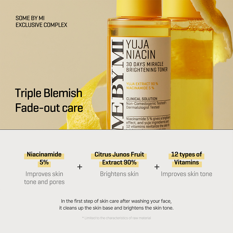 Some By Mi Yuja Niacin 30 days miracle brightening toner France Kbeauty