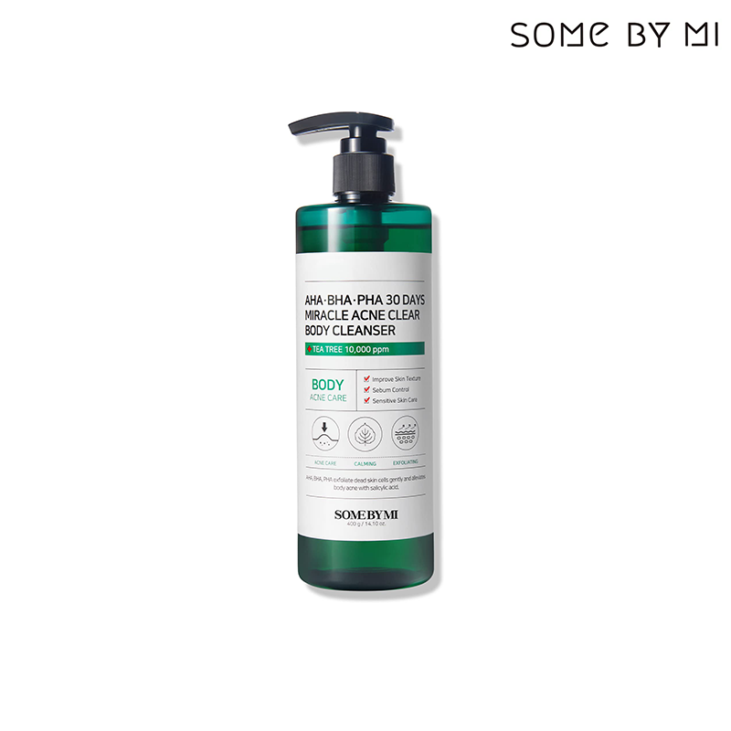 AHA, BHA, PHA 30 Days Miracle Acne Clear Body Cleanser Some By Mi