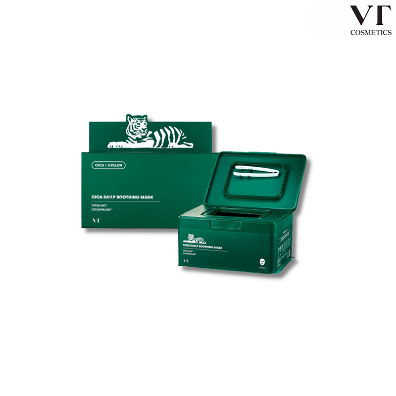 VT Cosmetics Cica Daily Soothing Mask France kbeauty