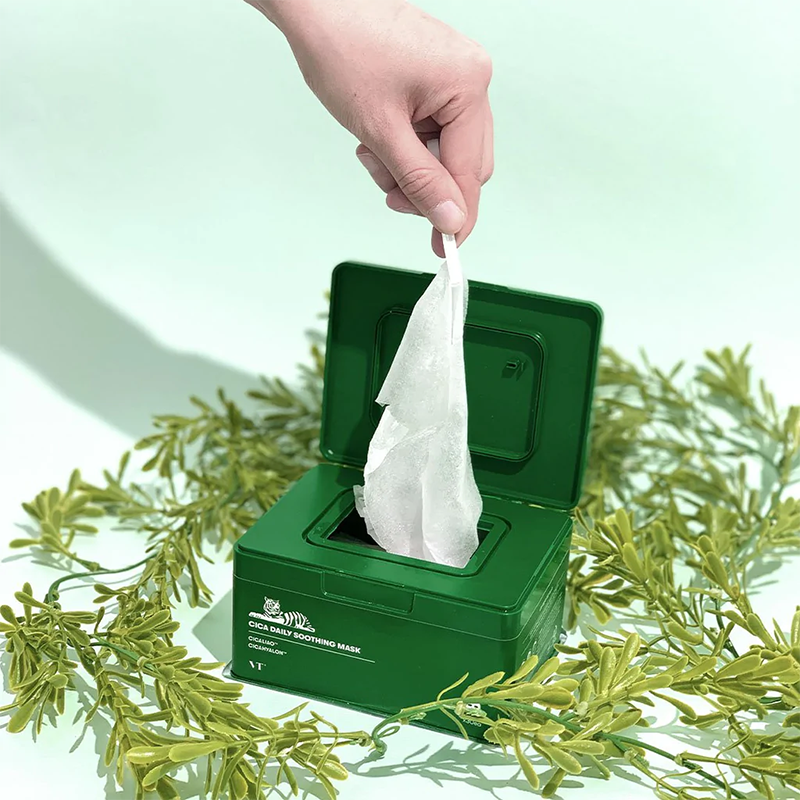 VT Cosmetics Cica Daily Soothing Mask France kbeauty