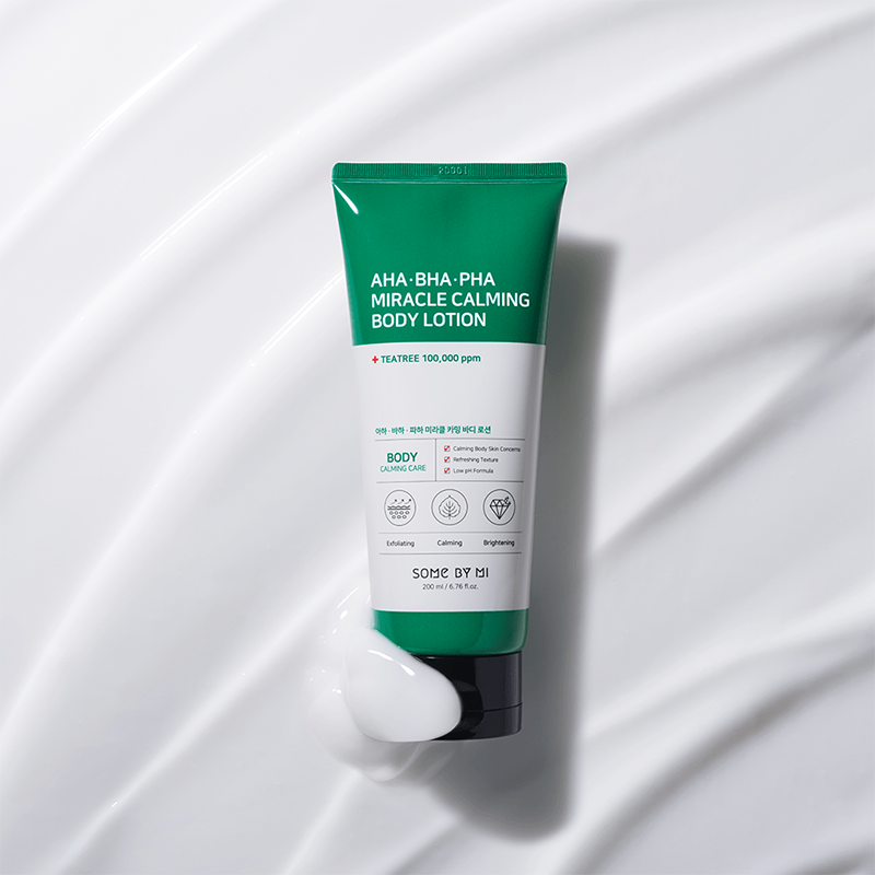 AHA, BHA, PHA, Miracle Calming Body Lotion Some By Mi