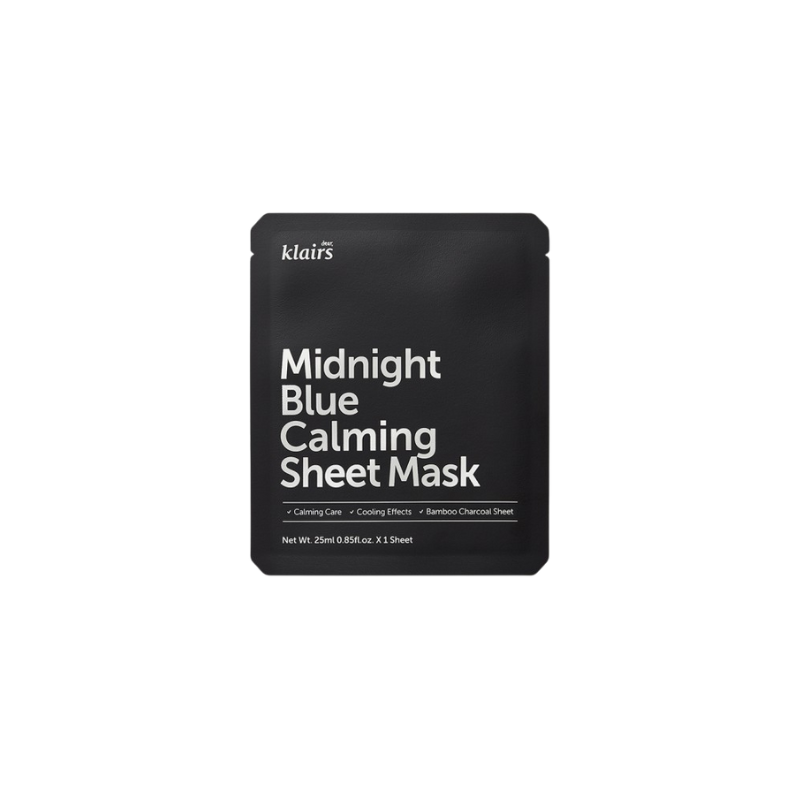 Dear Klairs Midnight Blue Calming Sheet Mask