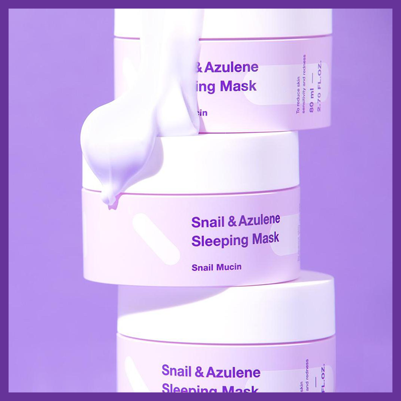 Snail & Azulene Sleeping Mask Tiam