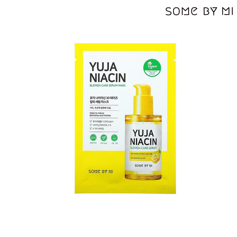 Yuja Niacin Blemish Care Serum Mask Some By Mi