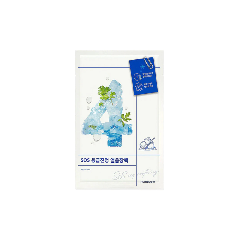 No.4 Icy Soothing Sheet Mask Numbuzin France