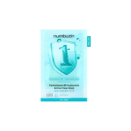 Pantothenic B5 + hyaluronic Acid Active Clear Mask Numbuzin France