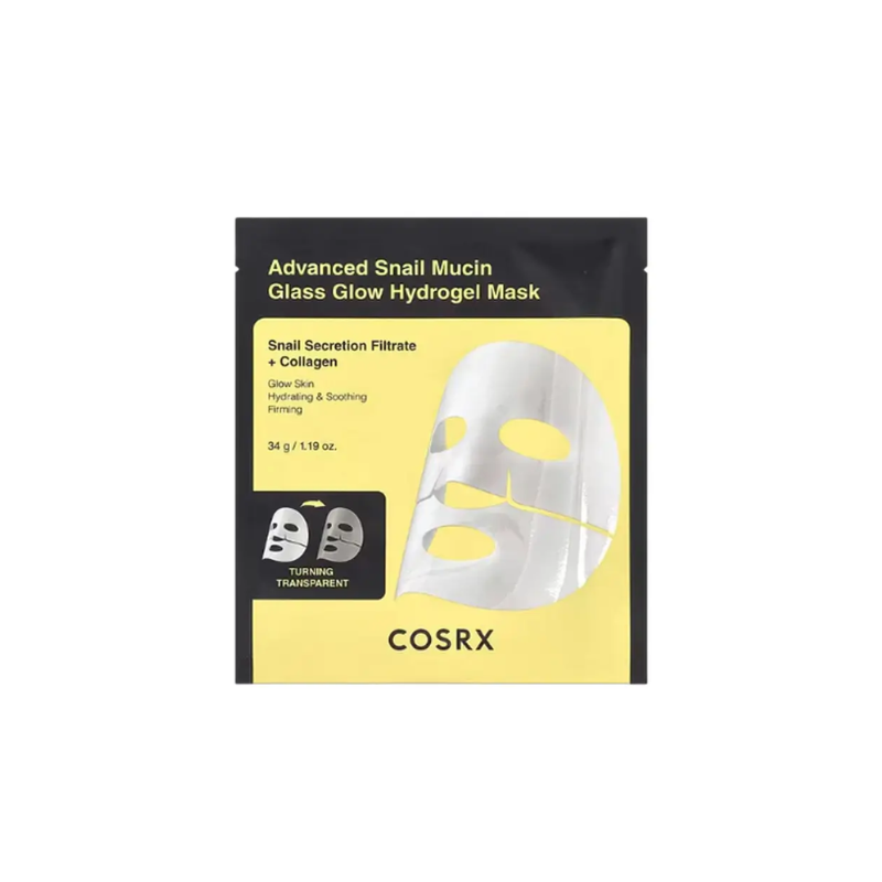 Advanced Snail Mucin Glass Glow Hydrogel Mask Cosrx France