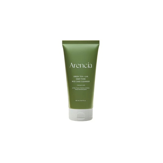 Green Tea + LHA Deep Pore Rice Cake Cleanser Arencia France