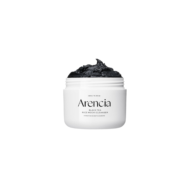 Black Tea Rice Mochi Cleanser Arencia France kbeauty
