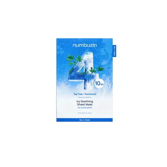 No.4 Icy Soothing Sheet Mask Numbuzin France