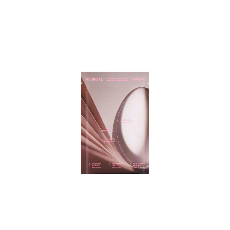 Retinol Collagen Ampoule Lifting Mask Mediheal France kbeauty