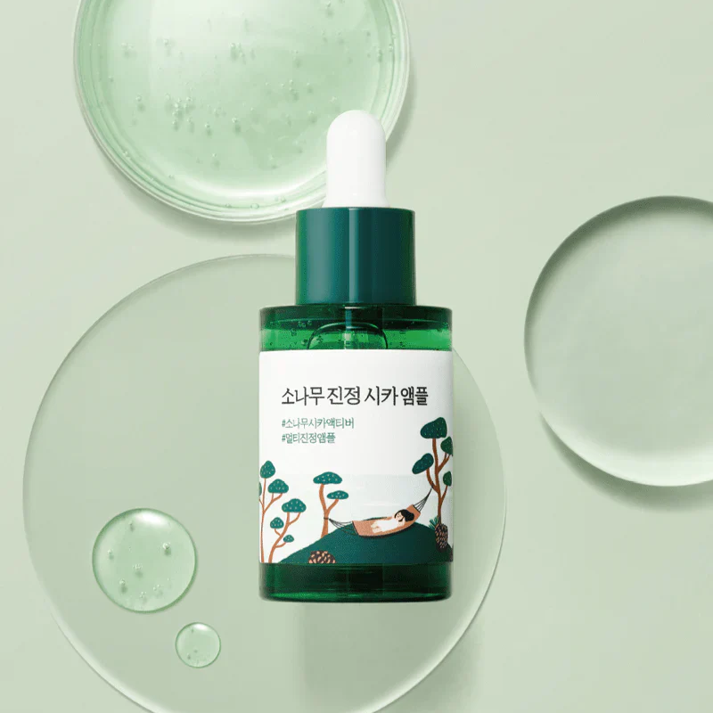 Pine Calming Cica Ampoule Round Lab France