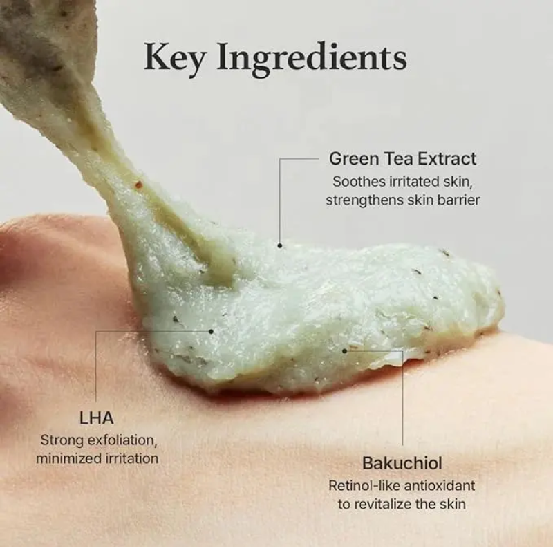 Green Tea + LHA Deep Pore Rice Cake Cleanser Arencia France