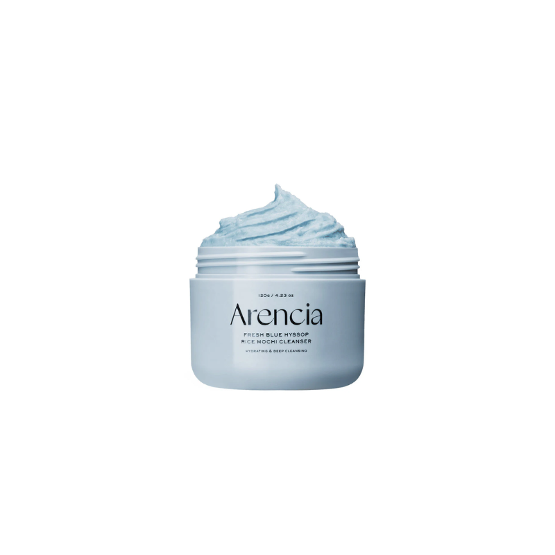 Fresh Blue Hyssop Rice Mochi Cleanser Arencia France kbeauty