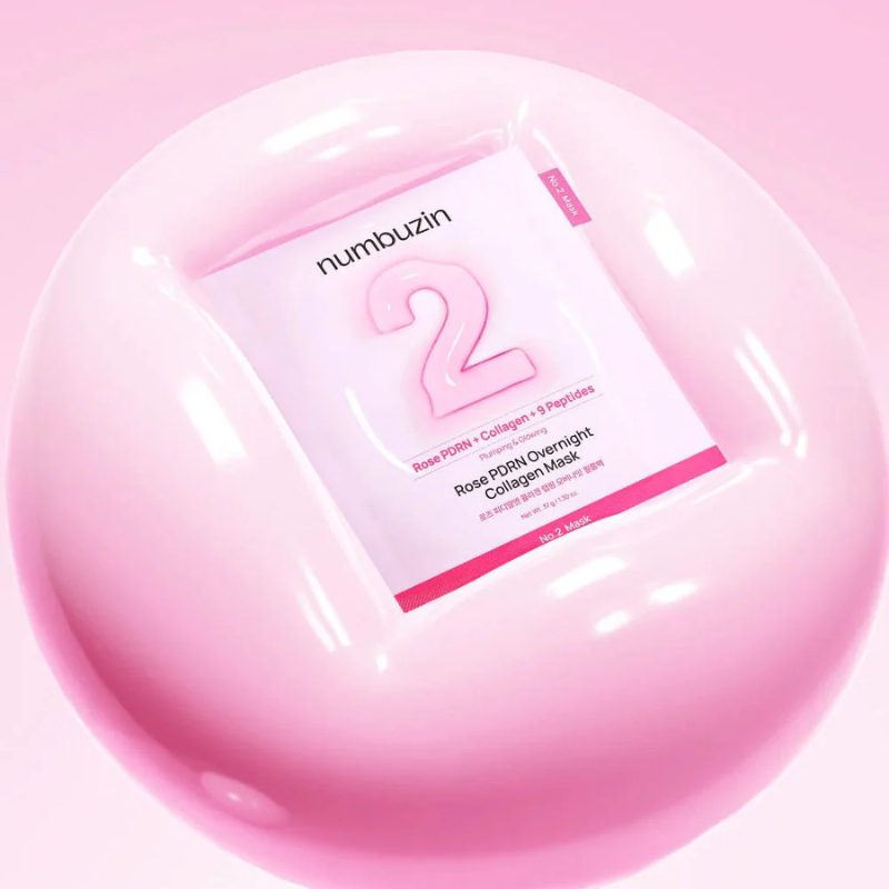 Rose PDRN Overnight Collagen Mask Numbuzin France