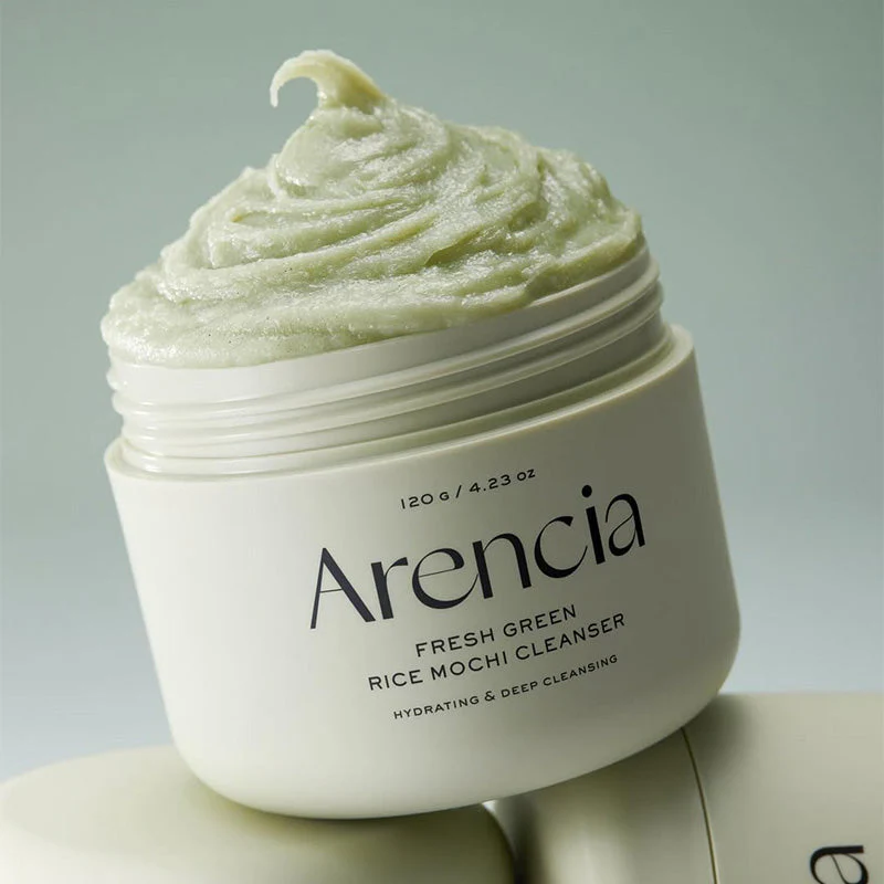 Fresh Green Rice Mochi Cleanser Arencia France kbeauty