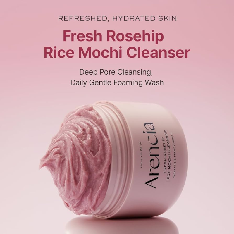 Fresh Rosehip Rice Mochi Cleanser Arencia France kbeauty