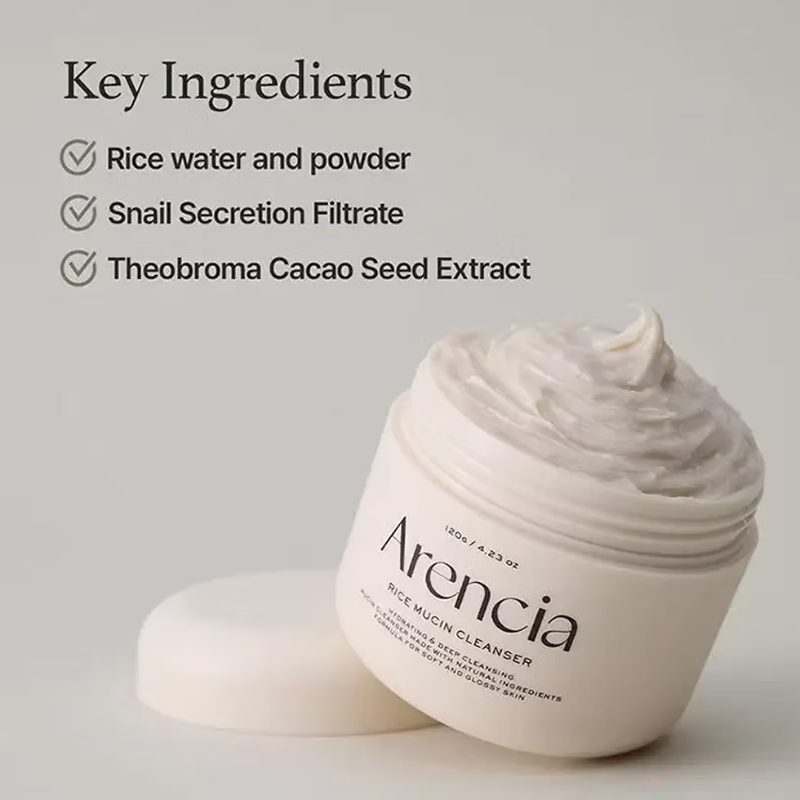 Rice Mucin Cleanser Arencia France kbeauty