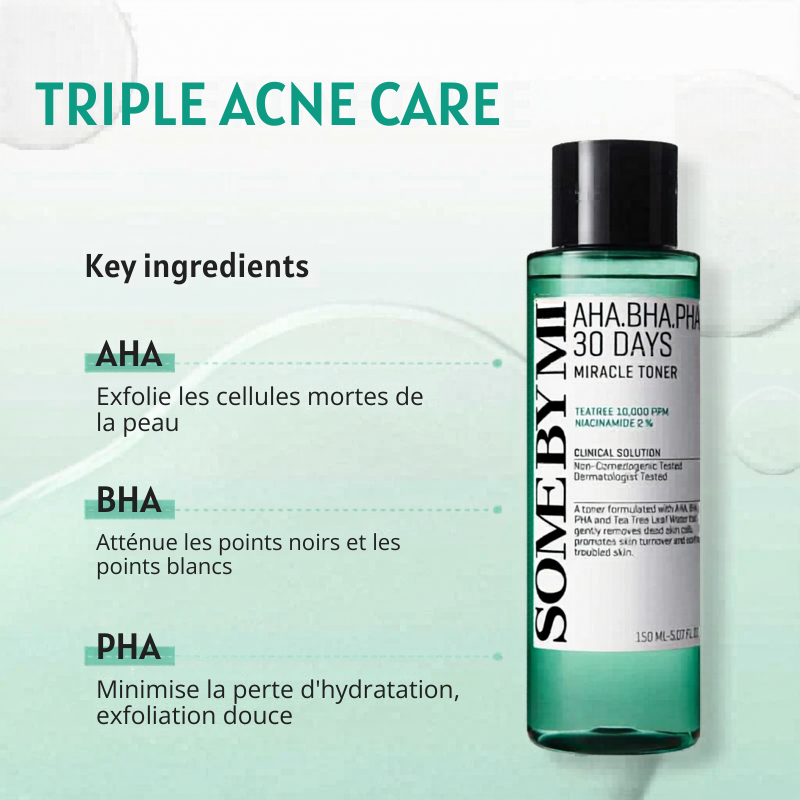 AHA BHA PHA 30 Days Miracle Toner Some By Mi France