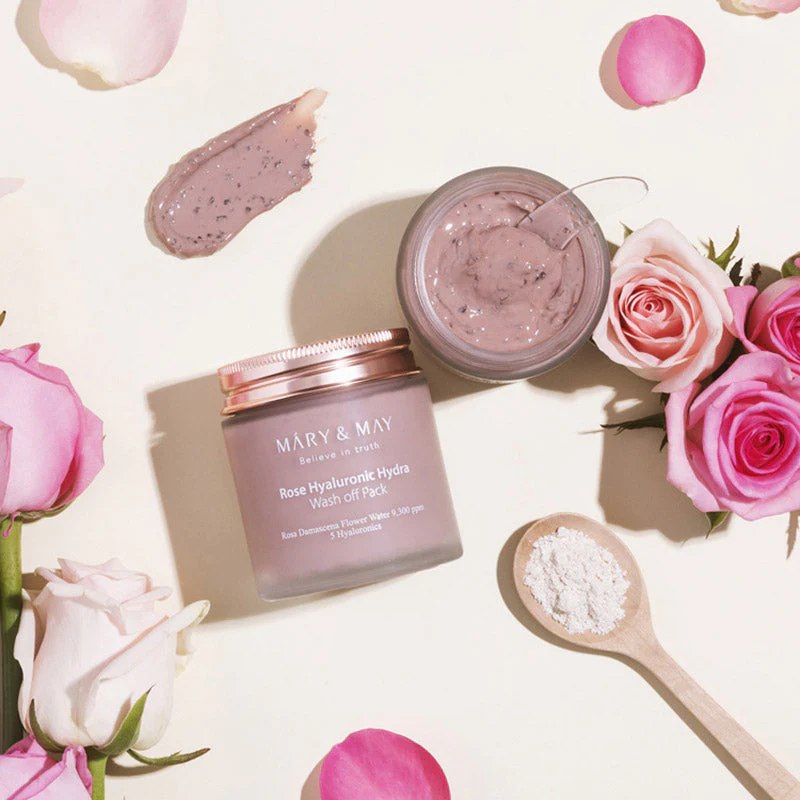 Vegan Rose Hyaluronic Hydra Wash Off Pack Mary&May France