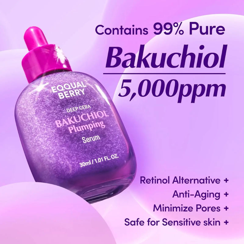 Bakuchiol Plumping Serum eqqualberry kbeauty