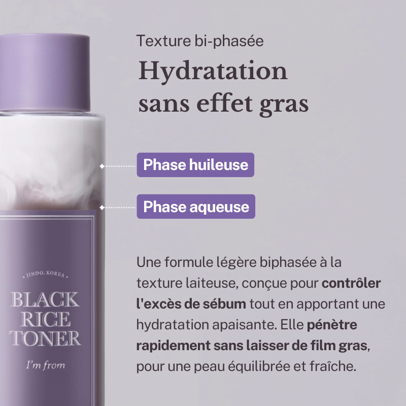 Black Rice Toner I'm From France