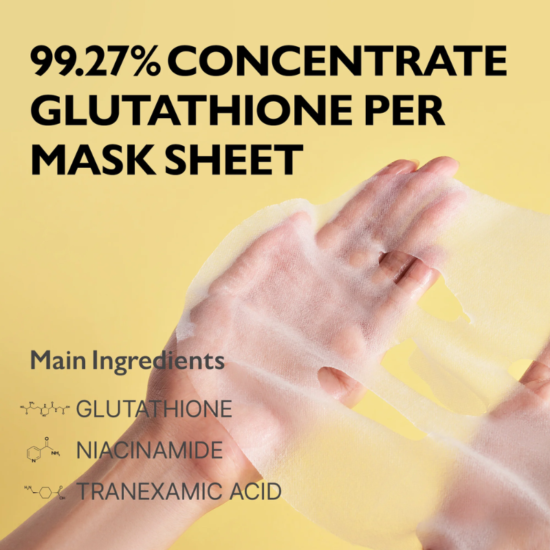 Glutathion Brightening Ampoule Mask Genabelle France