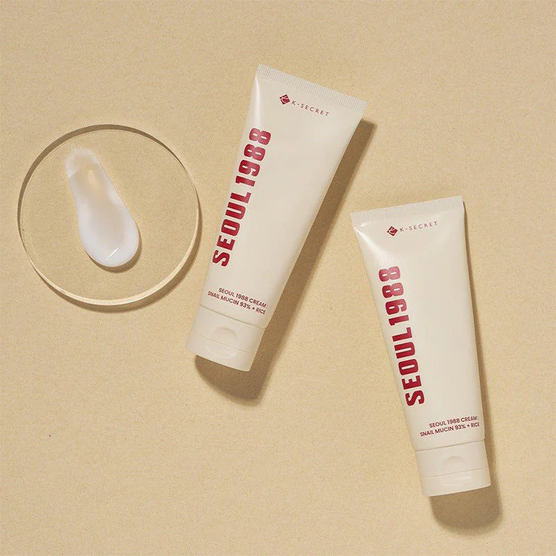Seoul 1988 Cream : Snail Mucin 93% + Rice KSECRET France