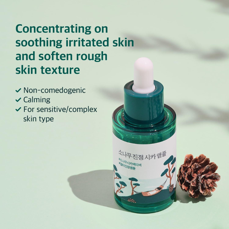 Pine Calming Cica Ampoule Round Lab France