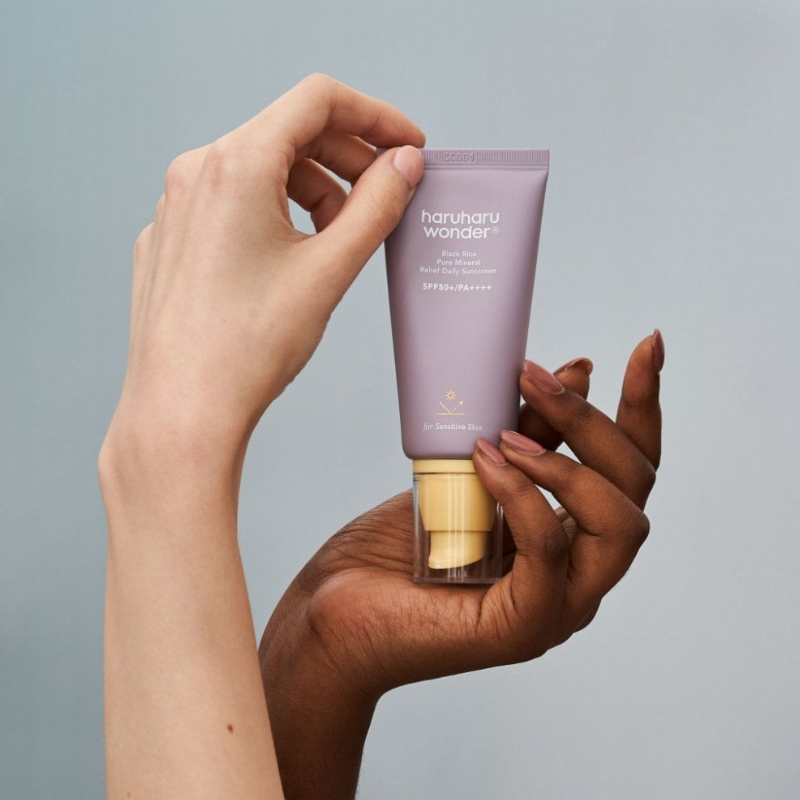 Black Rice Pure Mineral Relief Daily Sunscreen Haruharu Wonder France