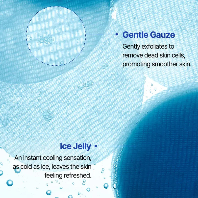 Ultra-Low Molecular Hyaluronic Acid Zinc Cooling Pad Isntree France