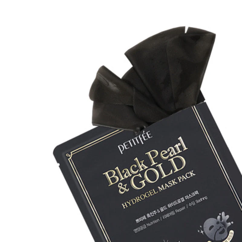 Black Pearl & Gold Hydrogel Mask Petitfée France