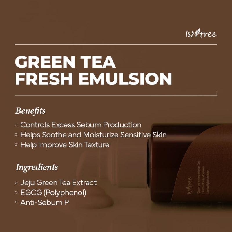 Green Tea Fresh Emulsion Isntree France