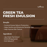 Green Tea Fresh Emulsion Isntree France