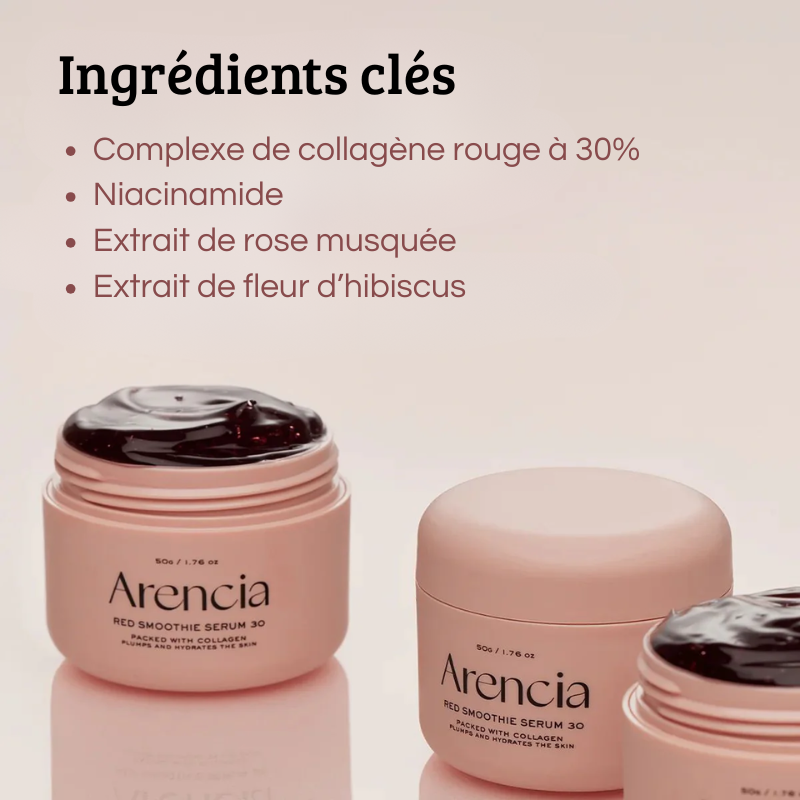 Fresh Red Smoothie Serum 30 Arencia France