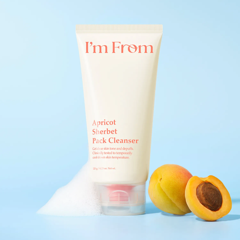 Apricot Sherbet Pack Cleanser I'm From France