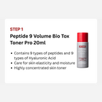 Peptide 9 Volume Bio Tox Trial Kit Medipeel France